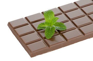 Image showing Closeup detail of chocolate