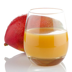 Image showing Fresh mango juice