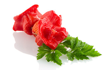 Image showing Red peppers