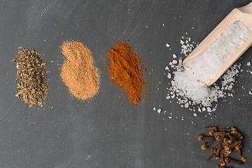Image showing Cooking ingredients for mediterranean cuisine