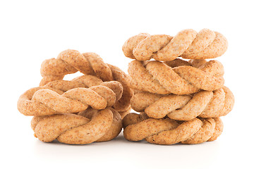 Image showing Olive crackers