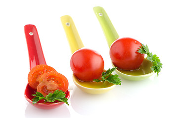 Image showing Cherry tomatoes