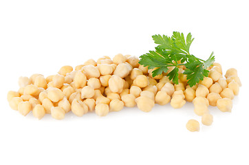 Image showing Pile of chickpeas