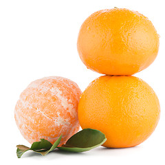 Image showing Ripe tangerine or mandarin