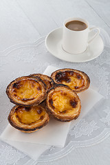 Image showing Egg tarts 