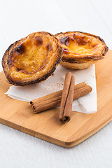 Image showing Egg tarts 