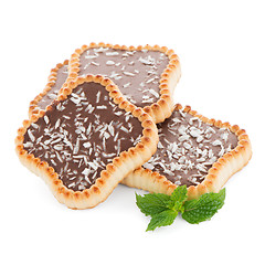 Image showing Chocolate tart cookies