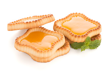 Image showing Lime jam tartlets