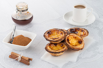 Image showing Egg tarts 