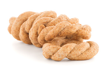 Image showing Olive crackers
