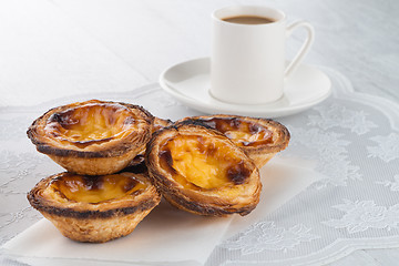 Image showing Egg tarts 