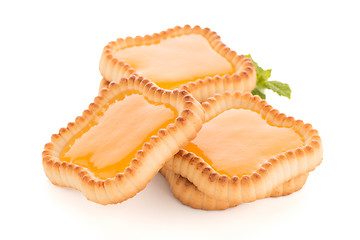 Image showing Lime jam tartlets