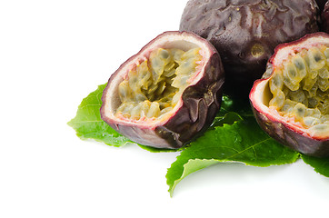 Image showing Fresh passion fruit