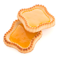 Image showing Lime jam tartlets