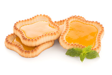 Image showing Lime jam tartlets