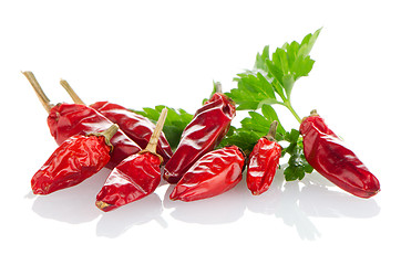 Image showing Red chili peppers