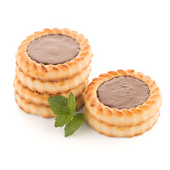 Image showing Chocolate tart cookies