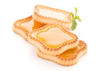 Image showing Lime jam tartlets