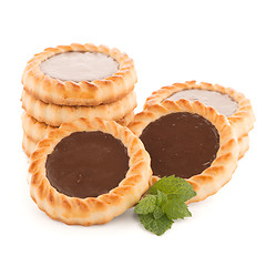 Image showing Chocolate tart cookies