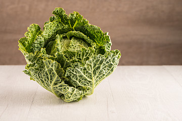 Image showing Savoy cabbage