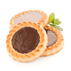 Image showing Chocolate tart cookies