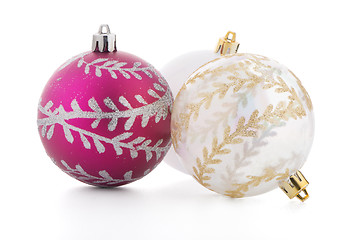 Image showing christmas decorative balls