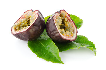 Image showing Fresh passion fruit