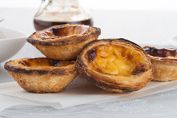 Image showing Egg tarts 