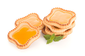 Image showing Lime jam tartlets