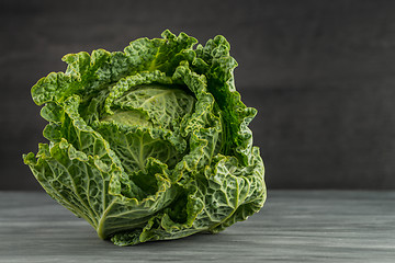 Image showing Savoy cabbage