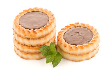 Image showing Chocolate tart cookies