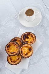 Image showing Egg tarts 