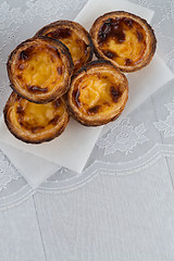 Image showing Egg tarts 