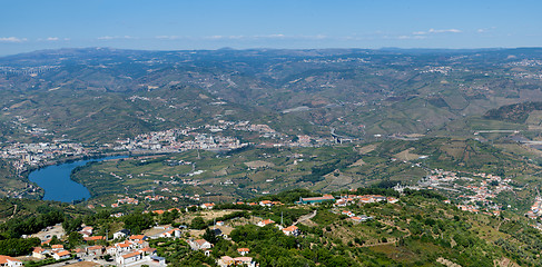 Image showing vineyars in Douro Valley