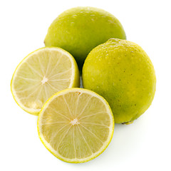 Image showing Fresh green limes