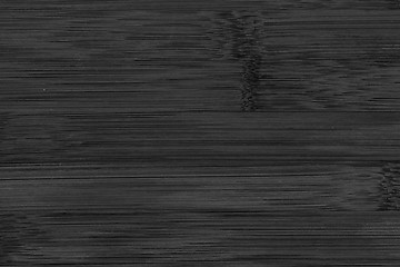 Image showing Black painted bamboo wood texture