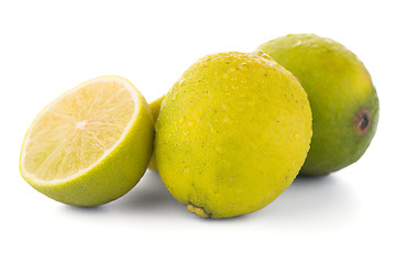 Image showing Fresh green limes