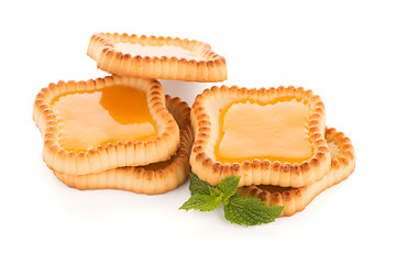 Image showing Lime jam tartlets