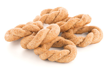 Image showing Olive crackers