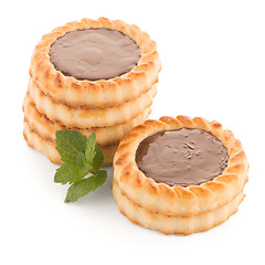 Image showing Chocolate tart cookies