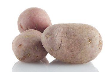 Image showing Red potatoes