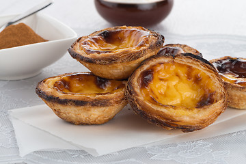 Image showing Egg tarts 