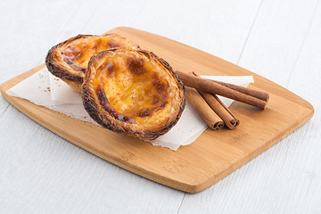 Image showing Egg tarts 