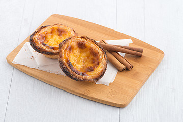 Image showing Egg tarts 