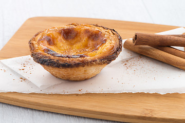 Image showing Egg tarts 