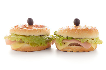 Image showing Hamburgers