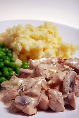 Image showing Tarragon chicken macro