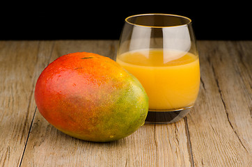 Image showing Fresh mango juice