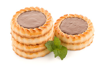 Image showing Chocolate tart cookies