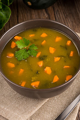 Image showing Soup with vegetables